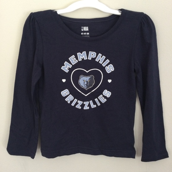 Memphis Grizzlies Girls 3T Shirt New with tag - Picture 1 of 4
